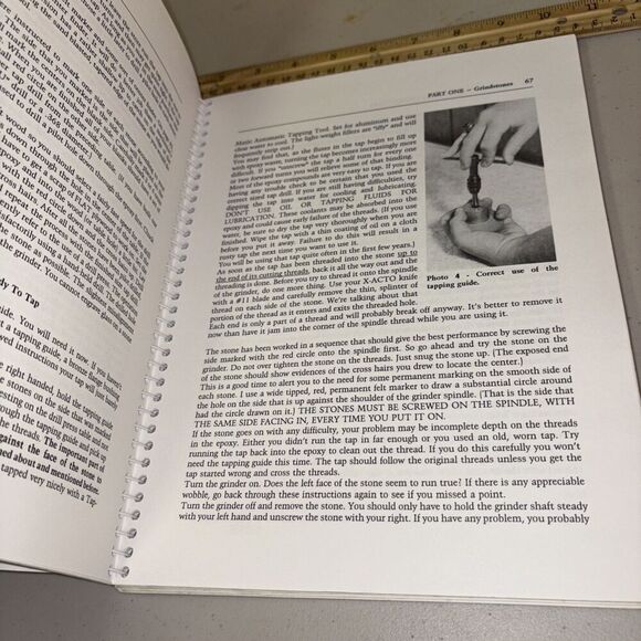 Glass Engraving With Grindstones Robert Smith 1992 Spiral Bound 1992 - Picture 9 of 10